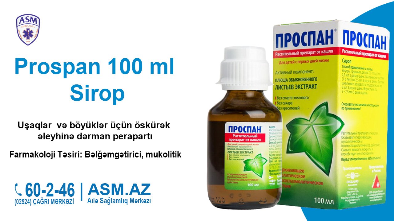 Prospan 100 ml Sirop